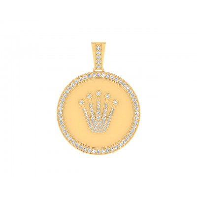 Velita Diamond Pendant in Gold